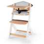 Стільчик для годування Kinderkraft Enock із подушкою Beige/Wood White Стільчик для годування Kinderkraft Enock із подушкою Beige/Wood White