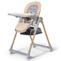 Стульчик для кормления Kinderkraft Lastree Beige/Wood