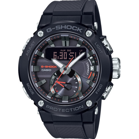 CASIO G-SHOCK G-Steel Premium Bluetooth Sync Carbon Core Guard Structure Tough Solar GST-B200B-1AER CASIO G-SHOCK G-Steel Premium Bluetooth Sync Carbon Core Guard Structure Tough Solar GST-B200B-1AER
