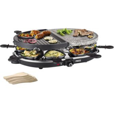 Электрогриль Princess 162710 Raclette 8 Oval Stone & Grill Party Электрогриль Princess 162710 Raclette 8 Oval Stone & Grill Party