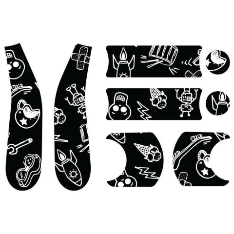 Stickers Doona Liki / B&W Cool Sketch Stickers Doona Liki / B&W Cool Sketch