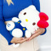 М'яка іграшка Hello Kitty 32 см Sitting Blue