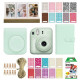 Набор камера моментальной печати Fujifilm Instax Mini 12 Green + чехол + фотопленка 20 шт + фотоальбом 108 + наклейки 20 шт + фоторамка 3в1
