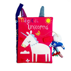 Розвиваюча книга шуршалка Unicorn Розвиваюча книга шуршалка Unicorn