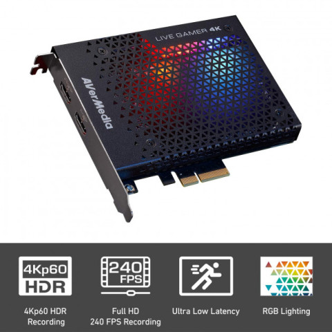 Пристрій відеозахоплення AverMedia Live Gamer 4K (GC573) Пристрій відеозахоплення AverMedia Live Gamer 4K (GC573)