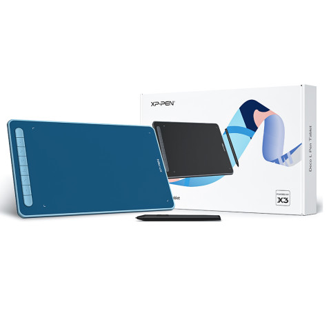 Графічний планшет XP-Pen Deco LW Wireless Blue (Бездротовий)