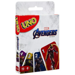 Настольная игра UNO Avengers с супергероями Марвел 112 карт Настольная игра UNO Avengers с супергероями Марвел 112 карт
