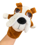 Игрушка на руку для кукольного театра 25 см собака Бульдог Игрушка на руку для кукольного театра 25 см собака Бульдог