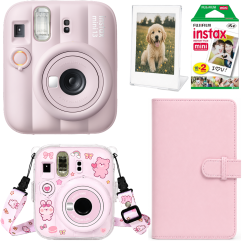 Набор камера моментальной печати Fujifilm Instax Mini 13 Candy Pink + чехол + фотопленка 20 шт + фотоальбом 108 + фоторамка Набор камера моментальной печати Fujifilm Instax Mini 13 Candy Pink + чехол + фотопленка 20 шт + фотоальбом 108 + фоторамка