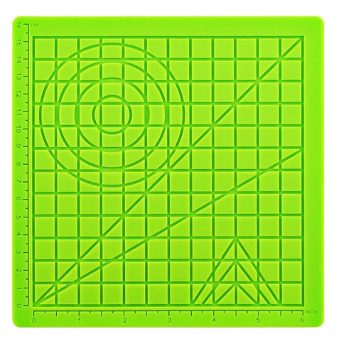 Силіконовий килимок для 3D ручок 17x17 см Green