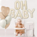 Набор фольгированных воздушных шаров Oh Baby с сердечками 6 шт. Набор фольгированных воздушных шаров Oh Baby с сердечками 6 шт.