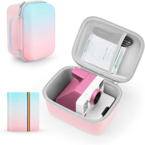 Чехол c фотоальбомом для камеры Polaroid OneStep 2/OneStep+/Now/Now+/I-Type Blue/Pink Чехол c фотоальбомом для камеры Polaroid OneStep 2/OneStep+/Now/Now+/I-Type Blue/Pink