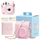 Чехол для фотокамеры FujiFilm INSTAX MINI 12 + альбом на 64 фото + наклейки на фотопленку, Розовый Чехол для фотокамеры FujiFilm INSTAX MINI 12 + альбом на 64 фото + наклейки на фотопленку, Розовый
