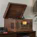 Виниловый проигрыватель Crosley Musician Entertainment Centre, с радио, CD/кассетным проигрывателем, Aux-in и Bluetooth, ореховое дерево Виниловый проигрыватель Crosley Musician Entertainment Centre, с радио, CD/кассетным проигрывателем, Aux-in и Bluetooth, ореховое дерево