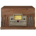 Виниловый проигрыватель Crosley Musician Entertainment Centre, с радио, CD/кассетным проигрывателем, Aux-in и Bluetooth, ореховое дерево Виниловый проигрыватель Crosley Musician Entertainment Centre, с радио, CD/кассетным проигрывателем, Aux-in и Bluetooth, ореховое дерево