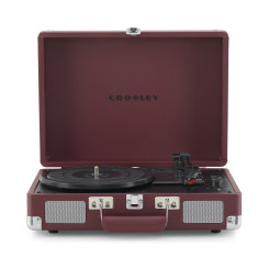 Виниловый проигрыватель Crosley Cruiser Deluxe Plus Burgundy Purple