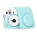 Чехол для Fujifilm Instax Mini 13 с ремешком, защитный футляр из экокожи, Зеленый