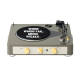 Портативный Виниловый проигрыватель Gadhouse Brad Retro MK ll Grey Портативный Виниловый проигрыватель Gadhouse Brad Retro MK ll Grey