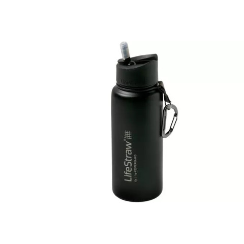 Фляга-фільтр LifeStraw Go Stainless Steel 710 мл Black Фляга-фільтр LifeStraw Go Stainless Steel 710 мл Black