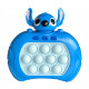 Электронная приставка консоль Quick Push Game приставка игры Pop It антистресс тик ток игрушка Stitch Blue Электронная приставка консоль Quick Push Game приставка игры Pop It антистресс тик ток игрушка Stitch Blue