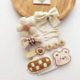 Набор детских заколок DENOSVIM 9 шт Bear Beige Набор детских заколок DENOSVIM 9 шт Bear Beige