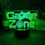 3D светодиодный ночник для игровой комнаты Game Zone 3D светодиодный ночник для игровой комнаты Game Zone
