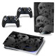 Виниловая наклейка для Sony PlayStation PS5 Black skull Виниловая наклейка для Sony PlayStation PS5 Black skull