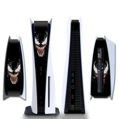 Виниловая наклейка для Sony PlayStation PS5 Venom Black Виниловая наклейка для Sony PlayStation PS5 Venom Black