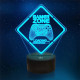 3D светодиодный ночник для игровой комнаты Gamer Zone 3D светодиодный ночник для игровой комнаты Gamer Zone