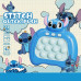 Электронная приставка консоль Quick Push Game приставка игры Pop It антистресс тик ток игрушка Stitch Blue