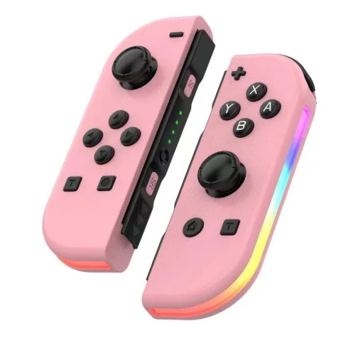 Игровая консоль геймпад для Nintendo Switch/Lite/Oled Joycons Pink Игровая консоль геймпад для Nintendo Switch/Lite/Oled Joycons Pink