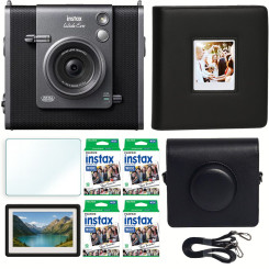 Набір камера моментального друку Fujifilm Instax WIDE Evo Black + чохол + фотоальбом для 288 фото + фотоплівка 40 шт + магнітна фоторамка + захисна плівка Набір камера моментального друку Fujifilm Instax WIDE Evo Black + чохол + фотоальбом для 288 фото + фотоплівка 40 шт + магнітна фоторамка + захисна плівка