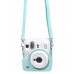 Чехол для Fujifilm Instax Mini 13 с ремешком, защитный футляр из экокожи, Зеленый