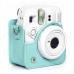 Чехол для Fujifilm Instax Mini 13 с ремешком, защитный футляр из экокожи, Зеленый