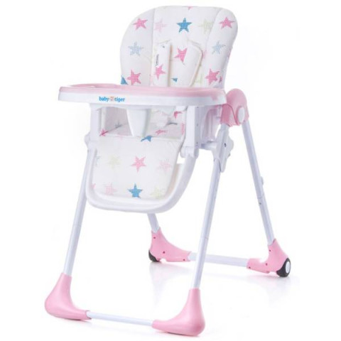 Стільчик для годування Baby Tiger Benji Pink