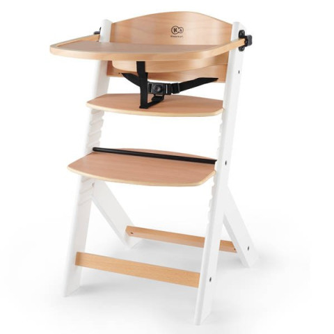 Стільчик для годування Kinderkraft Enock Beige/Wood White