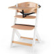 Стільчик для годування Kinderkraft Enock Beige/Wood White Стільчик для годування Kinderkraft Enock Beige/Wood White