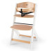 Стільчик для годування Kinderkraft Enock Beige/Wood White