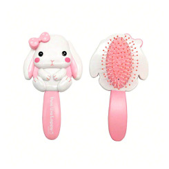 Гребінець у вигляді милий кролик Pink/White