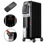 Масляный радиатор CRONOS HEATERS 2500 Вт Black