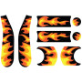 Stickers Doona Liki / Flames Stickers Doona Liki / Flames