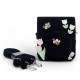 Чехол Fujifilm Instax Mini 12 Black flowers Чехол Fujifilm Instax Mini 12 Black flowers
