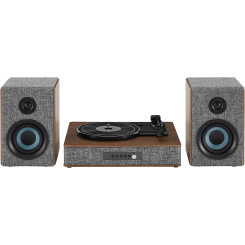 Виниловый проигрыватель Crosley Aria Shelf System Gray Виниловый проигрыватель Crosley Aria Shelf System Gray