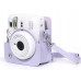 Чехол для Fujifilm Instax Mini 13 с ремешком, защитный футляр из экокожи, Фиолетовый