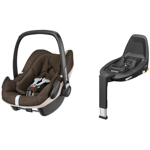 Дитяче автокрісло Maxi-Cosi Pebble Plus + Baza FamilyFix3 Sparkling Brown