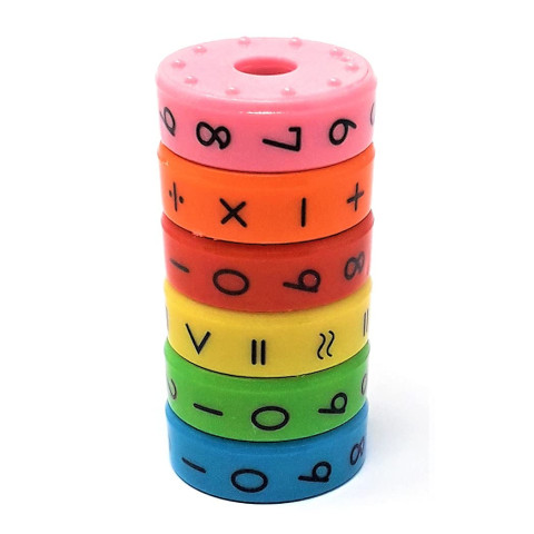 Подвижная головоломка для обучения математике Multicolor