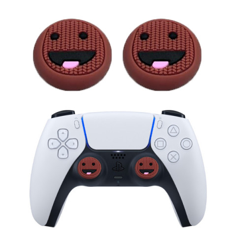 Силіконові накладки на стик для геймпадів PS5/PS4/Xbox One/Series S/Series X/Switch Pro 2 шт Smile Brown