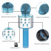 Мікрофон для караоке Bluetooth WSTER WS-858 Blue Мікрофон для караоке Bluetooth WSTER WS-858 Blue