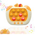 Электронная приставка консоль Quick Push Game приставка игры Pop It антистресс тик ток игрушка Winnie Pooh White/Orange