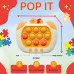 Электронная приставка консоль Quick Push Game приставка игры Pop It антистресс тик ток игрушка Winnie Pooh White/Orange